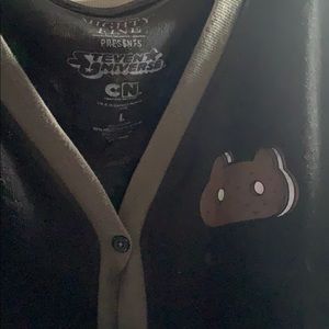 Steven Universe Cookie Cat cardigan .